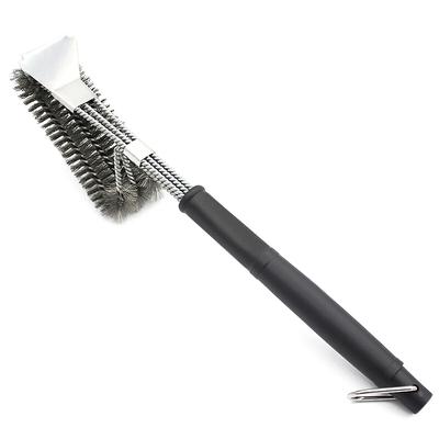 Brosse à récurer pour barbecue Outil de nettoyage pour barbecue Fil en acier inoxydable