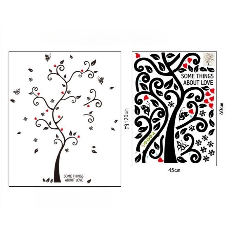 New 100*120Cm 3D DIY Removable Photo Tree Pvc Wall Decals/Adhesive Wall Stickers Mural Art Home Decor Household Supplies