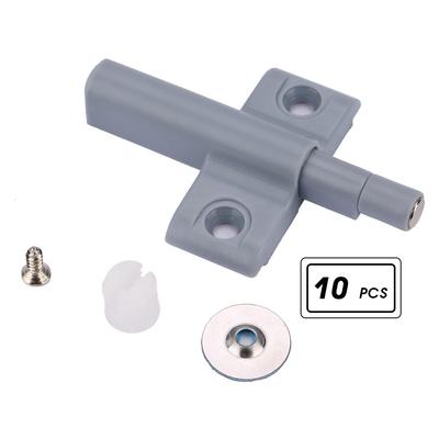 10 Stück Magnetische Schranktürschnapper Puffer Freier Griff Schublade Rebound Stoßdämpfer(klein)