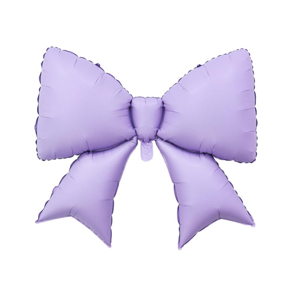 Cute Multi-purpose Bow Balloon Large Size Ins Style Foil Balloon Lightweight Striped Balloon Anniversary Event