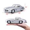 Bburago 1/24 Scale Mercedes-Benz 300 SL 1954 Silver / Diecast Model Car, Finished Model, 18-22023 SL [Parallel Import]