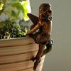 8.5CM Potting Pendant Resin Cup Decorations New Sculpture Cup Hanging  Garden