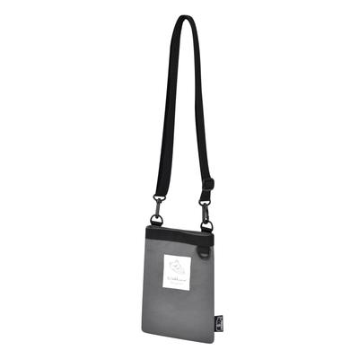 Flat Smartphone Shoulder Bag RE-PET C.GY Drawing "Drowsy Rilakkuma" MRK-636