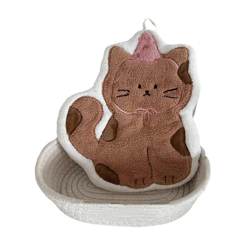 Creative Design Cartoon Hand Towel Quick Drying Simple Pattern Quick Drying Hand Towel Multi-Functional Double-Layer Thick