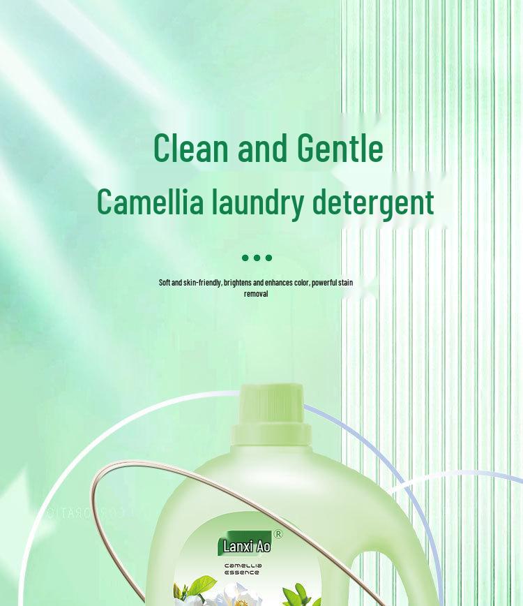 13 lb Camellia Fragrance Laundry Detergent - Large Bottle for Long-lasting Home Use and Effective Stain Removal