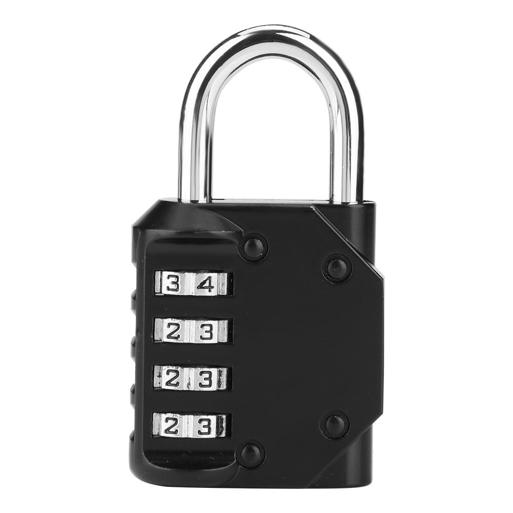 4 Dial Digit Combination Suitcase Luggage Code Password Lock Padlock