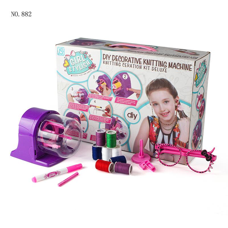 

Прямая поставка, Детский развивающий DIY браслет, Плетеная веревка, Электрические игрушки для девочек ручной работы