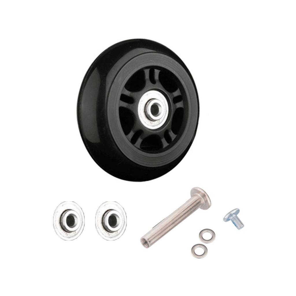 Suitcase Wheels Trolley Case Luggage Wheels Flexible Luggage Suitcase Swivel Wheels Mute Suitcase Replacement Wheels