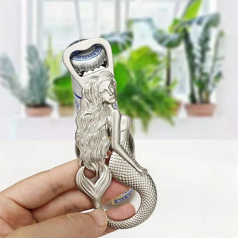 Zinc Alloy Beer Bottle Opener Creative Metal Beauty Women Bottle Opener Personalized Restaurant Bar Beer Portable Bottle Opener