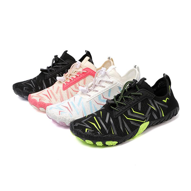 New quick-drying wading shoes outdoor hiking shoes couple retracement shoes sports five-finger fitness swimming shoes