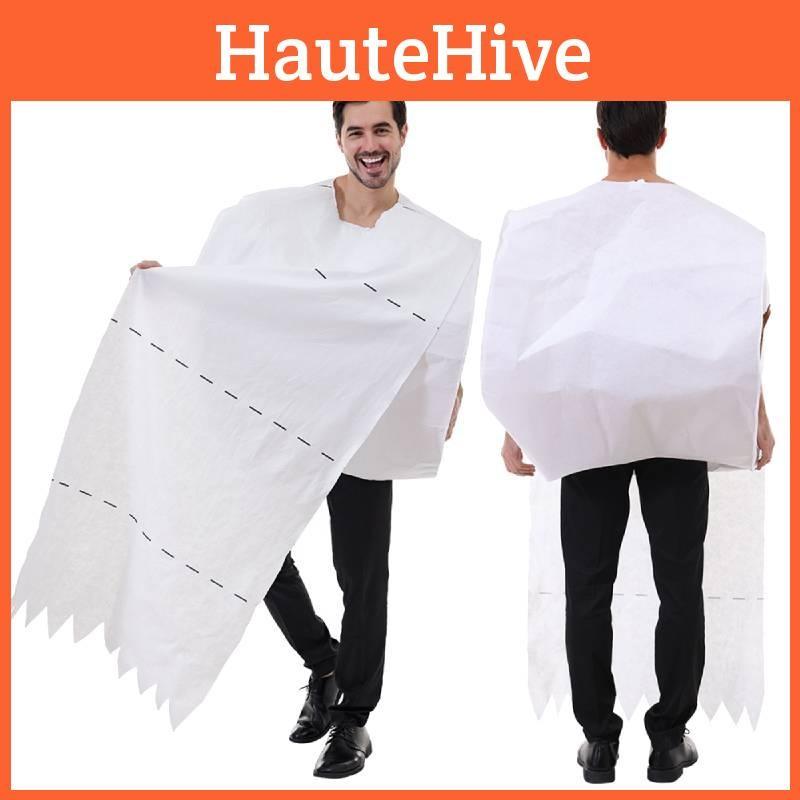 Toilet Paper Cosplay Makeup Stage Performance Costume For Halloween Up Dress
