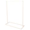 75x30cm Modern Wedding Arch Stand Floor Standing White Wedding Bracket for Weddings, Birthday Parties, Banquets