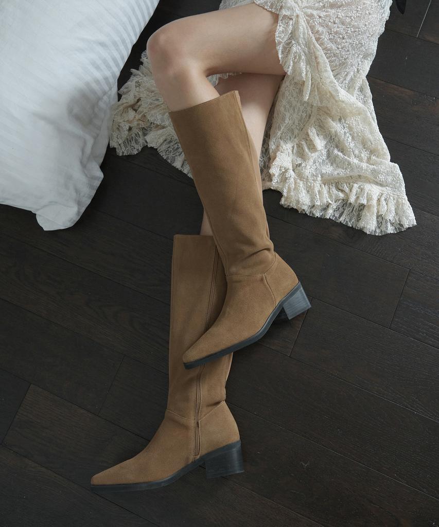 Moodnight Rylee Neoprene-Lined Long Boots - 4 Colors | 5Cm (Type B)