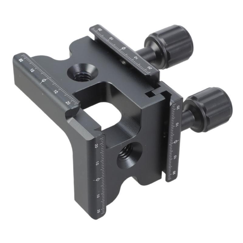 Professional Double Quick Release L Shaped Bracket for Enhanceds Camera Stability On Tripods