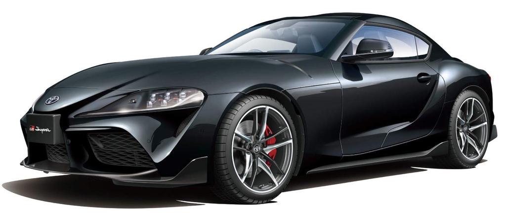 Aoshima Bunka Kyozai The Snap Kit Series Toyota GR SUPRA Black Metallic Plastic Model Kit 1/32 Pre-colored 10-C