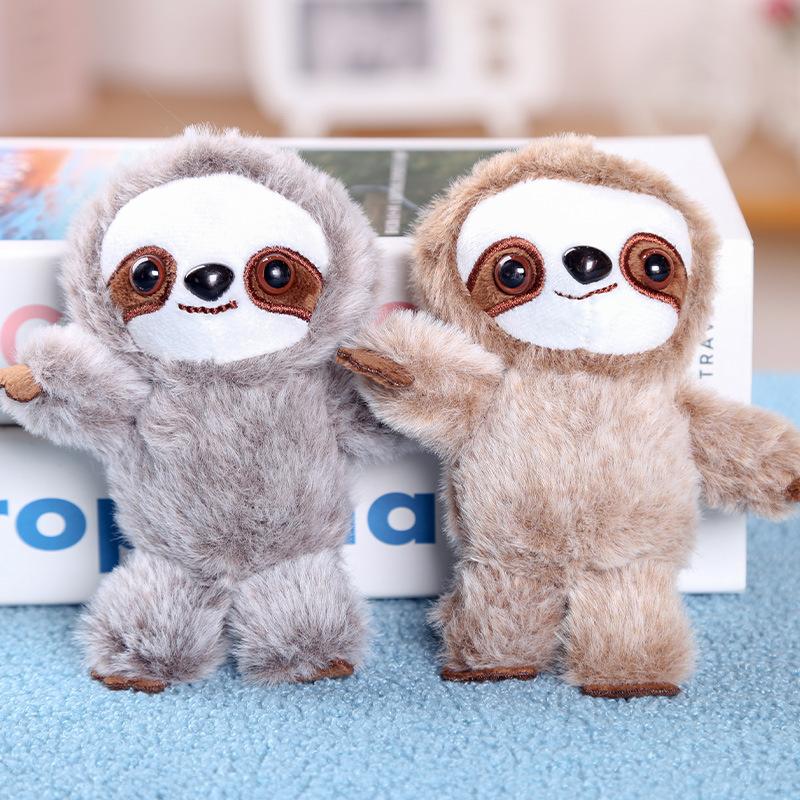 Sloth Doll Pendant Keychain Small Doll Bag Jewelry Plush Toy Birthday Gift Cute Doll