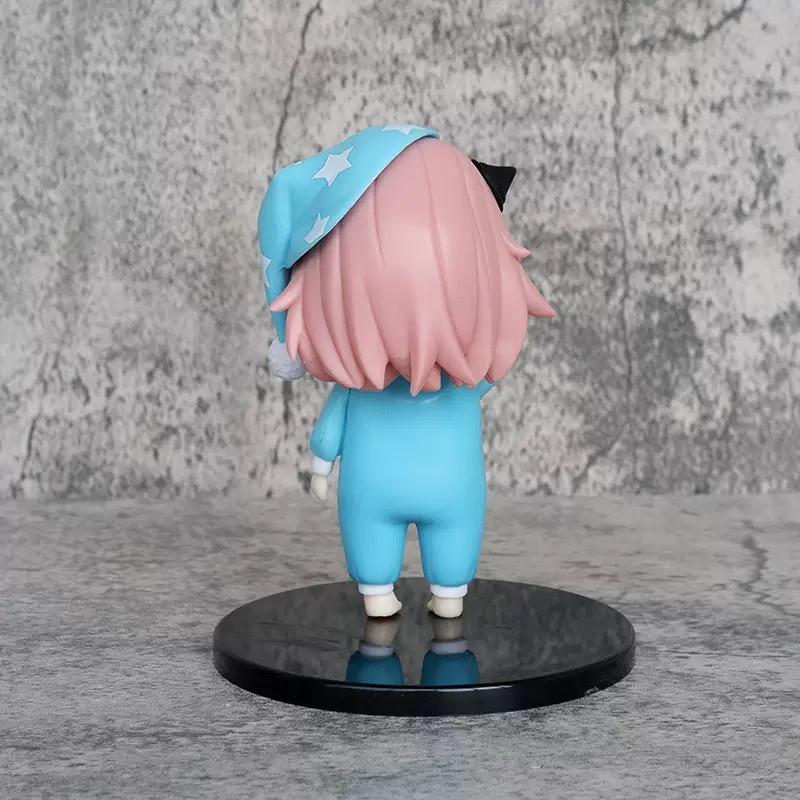 SPYxFAMILY Anime Figure Anya Forger With Sleepcoat Kawaii Model PVC Action Figure Ornaments Statue Dolls Toys Christmas Gifts