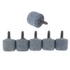 30PCS Black Sandstone Aquarium Oxygen Pump Aeration Air Stone Fish Tank Bubble Stones Accessory