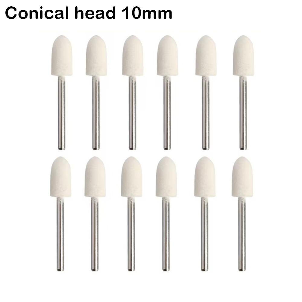 Cashmere Wool Felt Polishing 3mm Shank Buffing Wheels Cashmere Polishing  For Dremel