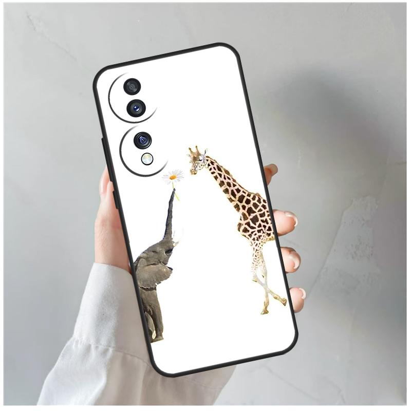 Baby Elephant For Honor Magic 8 7 6 5 Pro Case For Honor 400 200 Lite 90 70 50 X8c X8b X9a X9b X9c X9d Win