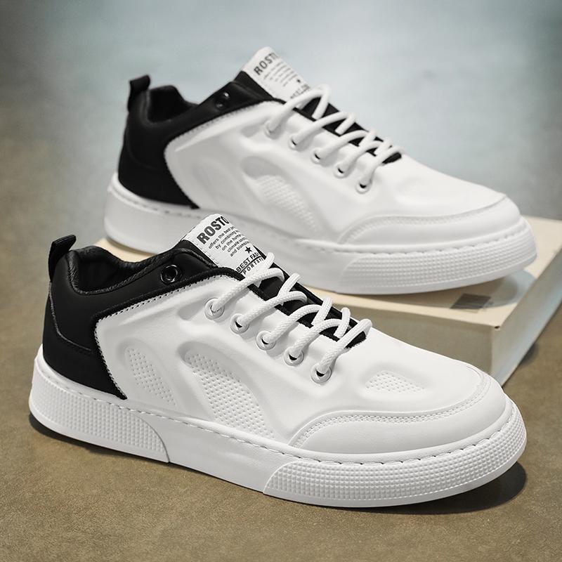 

Модные повседневные кроссовки для сноуборда, модные низкие всесезонные спортивные туфли, универсальные мужские туфли с плоской подошвой, новинка 2024 года, белые кроссовки для тенниса 39 чёрный