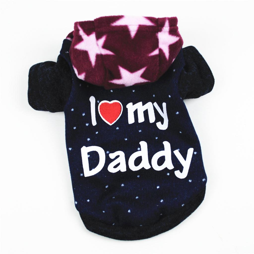 Dog Autumn and Winter Hooded Velvet Jacket, Sweater, Fleece Sweater, Warm