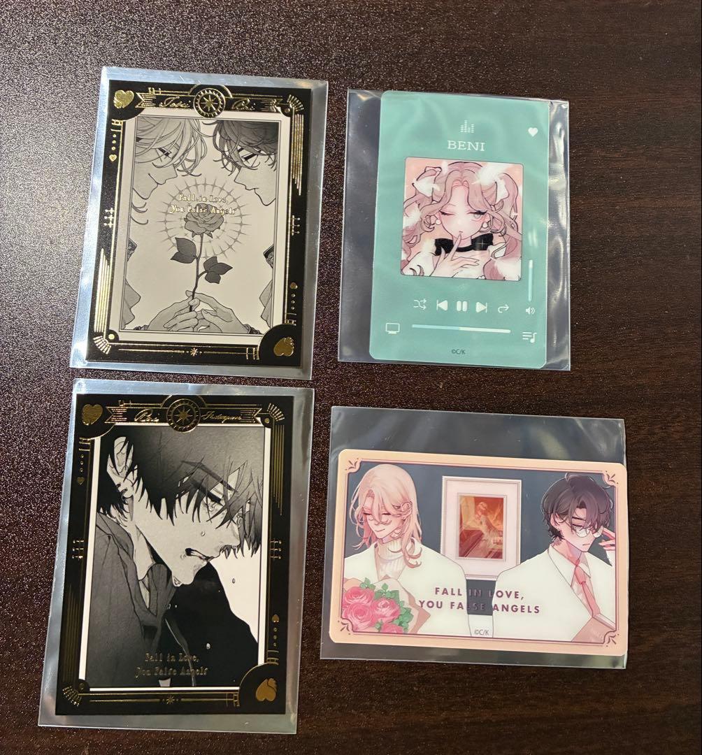 [USED] Love, Deceitful Angels - Trading Visual Cards - Purchase Bonus: Playing Card Style Cards