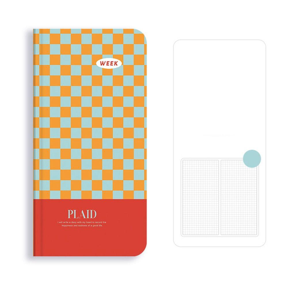 Stationery Plaid Memo Notebook Hand Account Notebook DIY Albums Scrapbooking Book Agenda Diary Book