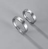 One Kiss Love Couple Rings: Trendy Open Design for Men and Women