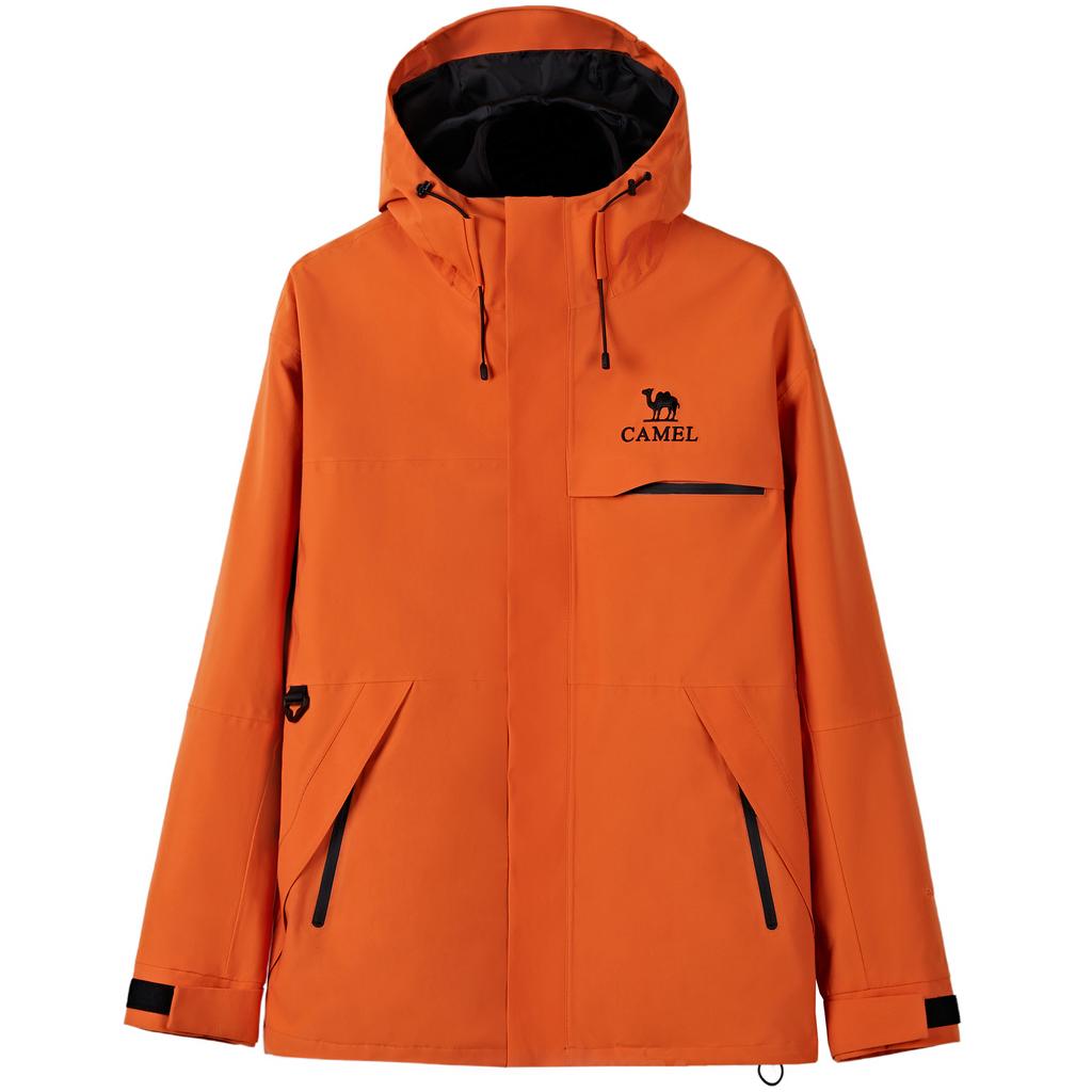 CAMEL All weather Abrasion Resistant Water Repellent Windproof Thermal Windbreaker Jacket Unisex W34CATG603