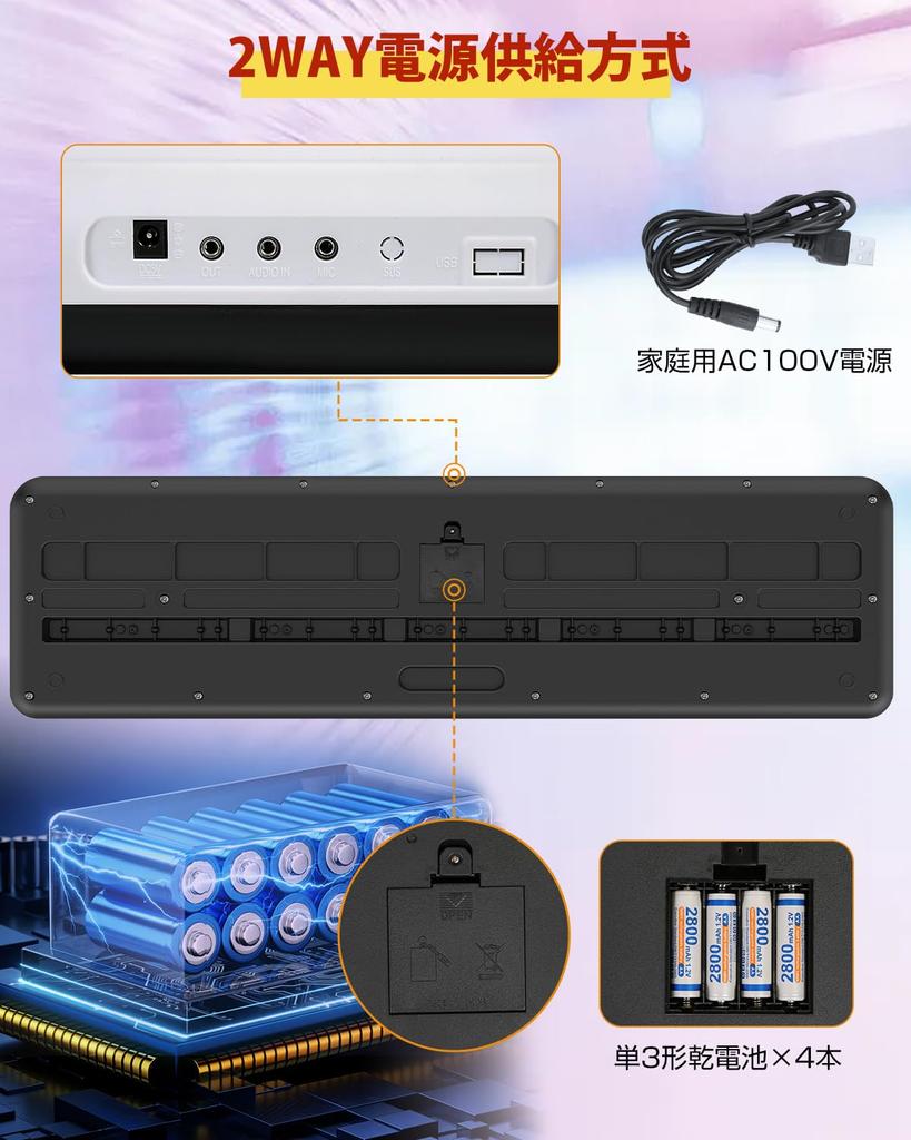 Electronic Piano Electronic Keyboard 61 Keyboard Keyboard Piano 60 Demo Songs 200 Tones 200 Rhythms Electronic Keyboard with LCD Display Beginner