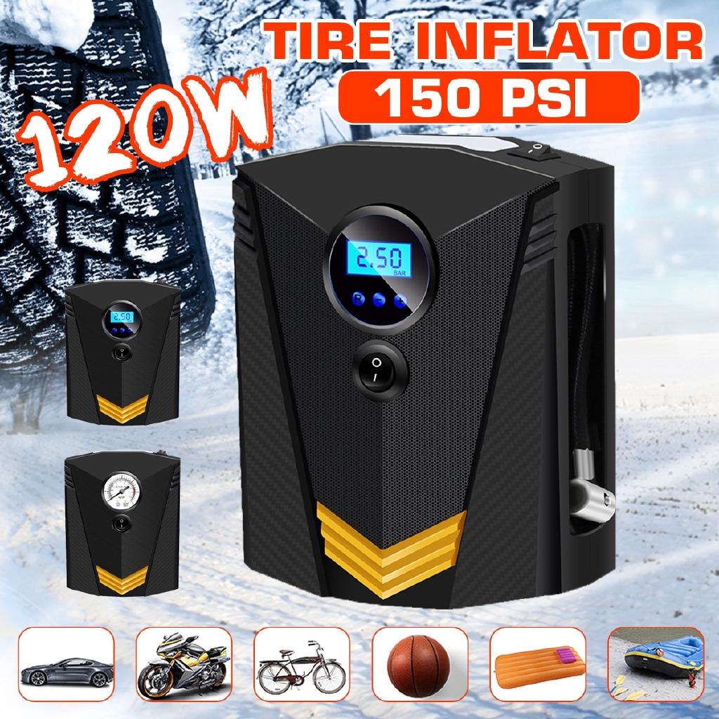 Digital Car Tire Inflatable Pump Illumination Auto Air Compressor for Cars Wheel Tires Electric DC 12V Tyre Inflator