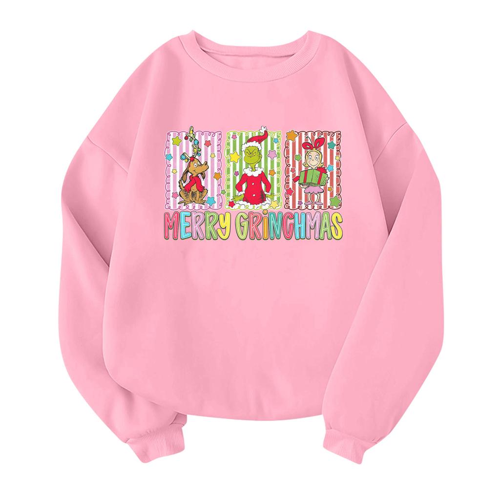 Children's Fashionable Lightweight Long-sleeved Round Neck Pullover With Pockets Printed Pullover