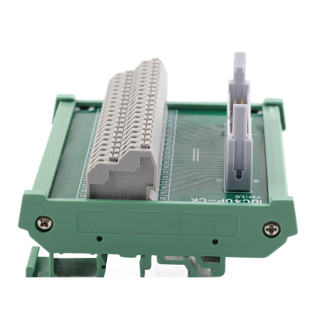 Placă de breakout header Bloc terminal Stabil 40 pini Fără șurub IDC40P?CK 14?26AWG 0.8A