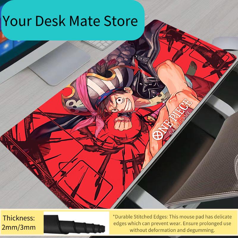 Mouse Pad Gaming XL Home New HD PC Mousepad XXL Keyboard Pad Non-Slip Office Carpet Laptop Japan Game Anime One Piece For LOL