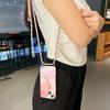 Crossboyd Lanyard Rope Marble Pattern Soft Tpu Phone Case For Iphone 14 12 13 Pro Max 11 Length Adjustable Strap Cover