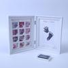 Baby Hand & Footprint Ink Pad Frame: 100-Day Full Moon Souvenir for Capturing Baby's Handprints & Footprints.