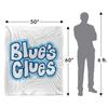 BlueÂ´s Clues Silky Logo Supersoft Blanket