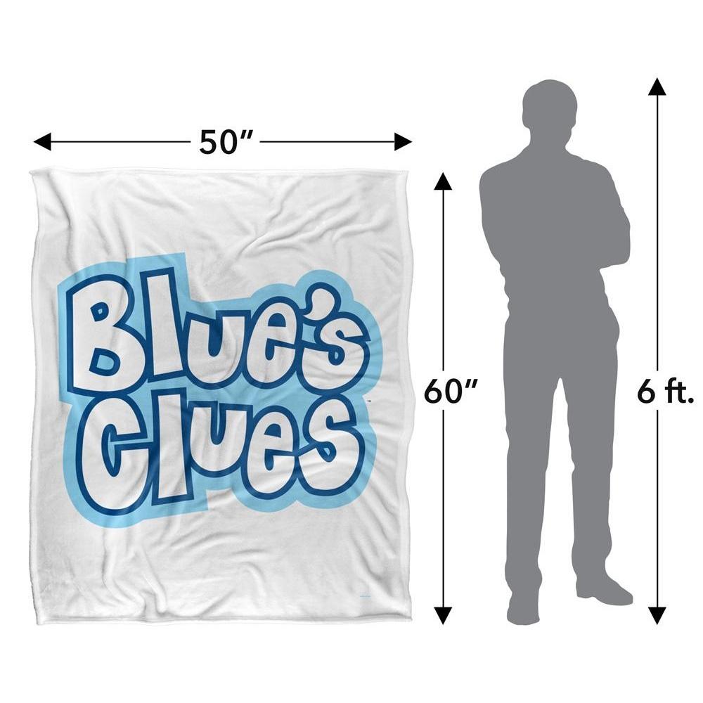 BlueÂ´s Clues Silky Logo Supersoft Blanket