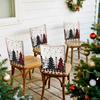 2/4/6pcs/set 45x55cm Christmas Tree Chair Cover Table Decoration Dining Seat Chair Covers Dining Room Bar Party Banquate