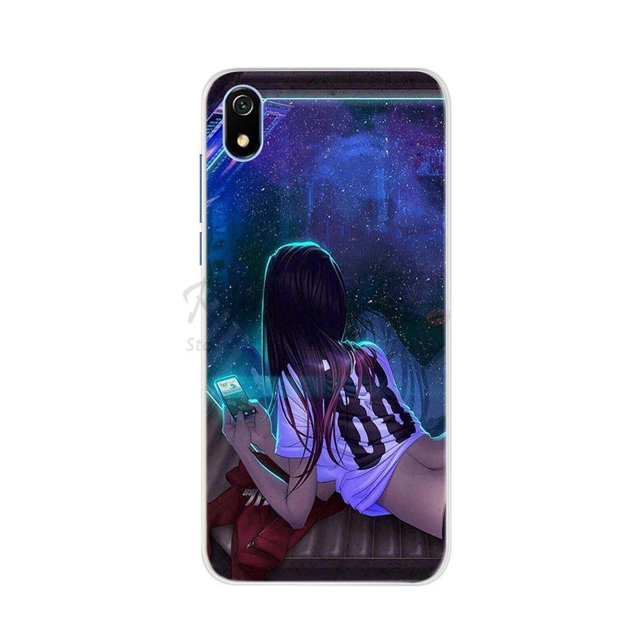 For Xiaomi Redmi 7A Case Silicone soft TPU Phone cases for Xiaomi Redmi 7A Case 5.45'' Back Cover On Redmi 7 A Redmi7A A7 Fundas