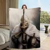 Warm Soft Plush Flannel Blanket Logo  Comfortable Throw for Sofa Bedroom Office Travel Gaming Fan Art  Perfect Gift