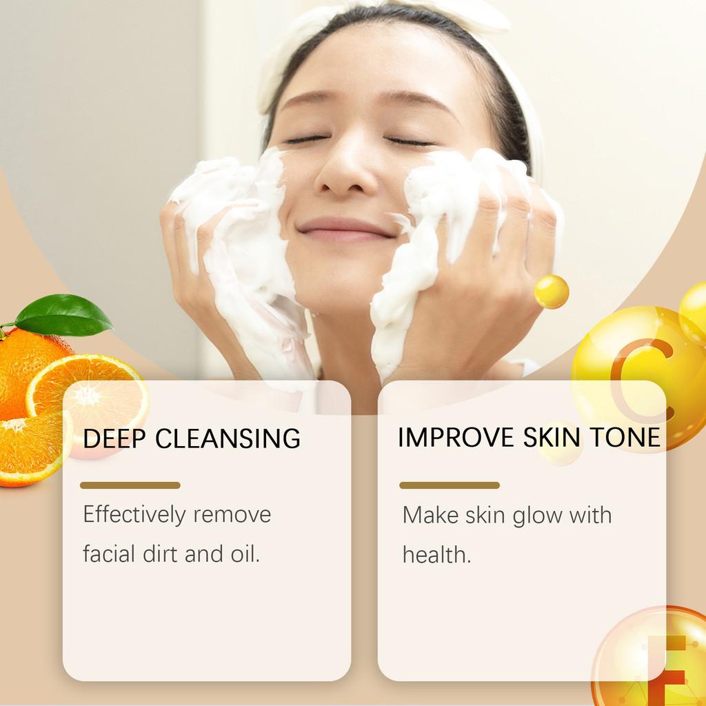 West Month Vitamin C Foaming Face Cleanser Gentle Pore Cleansing With Hydration