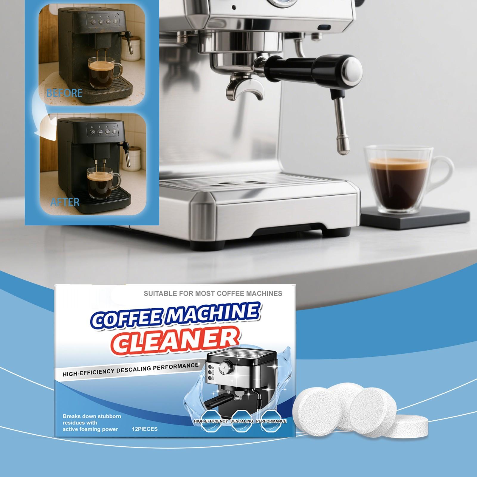 

Очиститель для кофемашины; Таблетки для удаления накипи для кофемашины; Таблетки для очистки кофемашины One Size