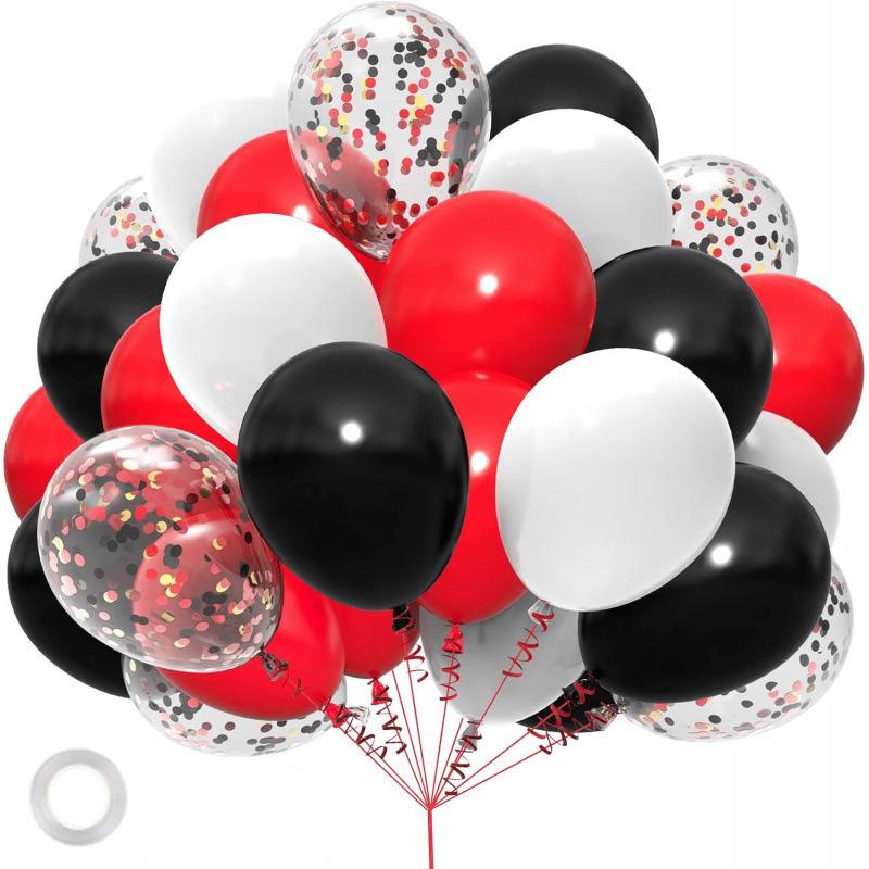 Metal Sequin Balloon Set - 30 Colorful Holiday Party Decorations