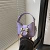 Exquisite mini new candy color bow mini handbag children's bag chain one shoulder messenger bag women