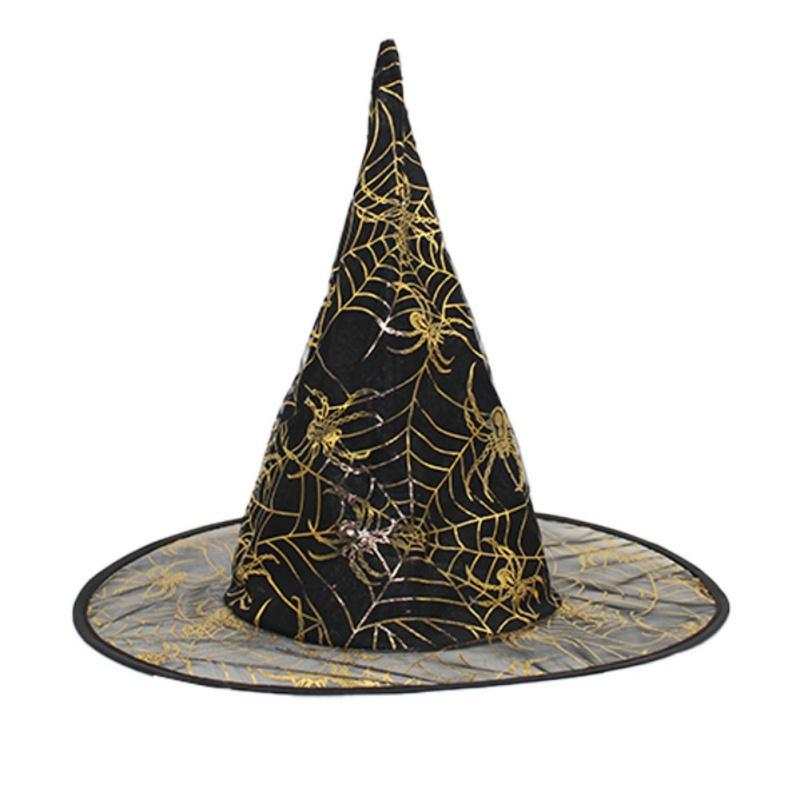 Kids Halloween Witch Hat Cosplay Props Festival Pointed Hat