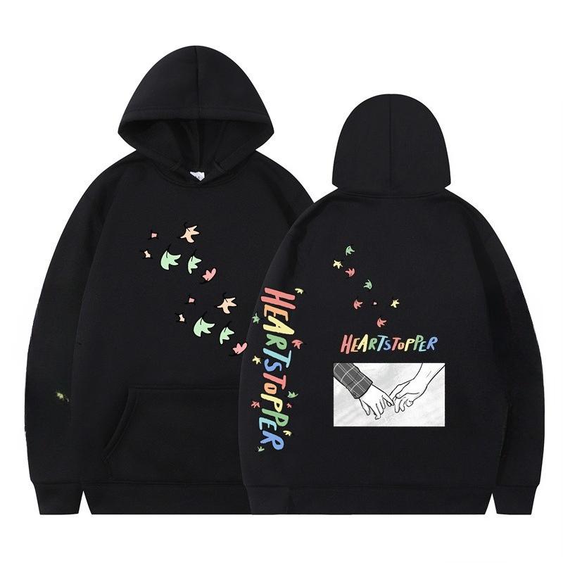Nick and Charlie Heartstopper Hoodie Fashion Design Men's and Women's Sweaters Wool Popular Couple Casual Street Style Hoodie