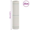 Vidaxl Agrowłóknina Antychwastowa, Biała, 0,5X25 M, Pp