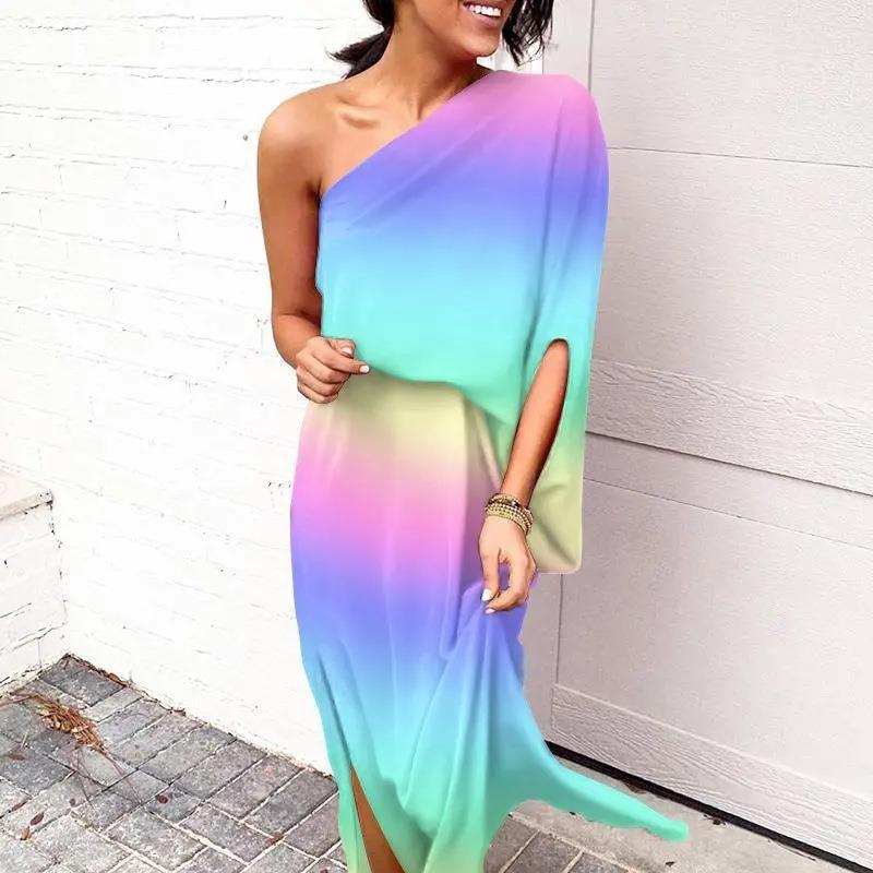 

Женское сексуальное платье с коротким рукавом